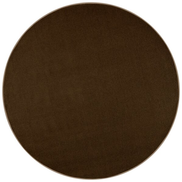 Hanse Home Collection koberce Kusový koberec Nasty 101154 Braun kruh - 133x133 (průměr) kruh cm