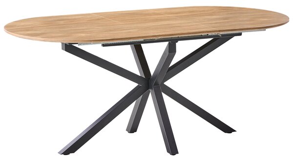 Rozkládací jídelní stůl MACQUARIE Hnědá 140/180 cm 90 cm