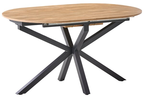 Rozkládací jídelní stůl MACQUARIE Hnědá 140/180 cm 90 cm