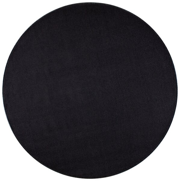 Hanse Home Collection koberce Kusový koberec Nasty 102055 Schwarz kruh - 200x200 (průměr) kruh cm