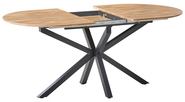 Rozkládací jídelní stůl MACQUARIE Hnědá 140/180 cm 90 cm