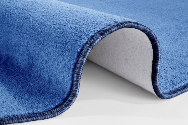 Hanse Home, Kusový koberec Nasty 101153 Blau kruh, 133x133 (průměr) kruh, modrá, chodba / předsíň