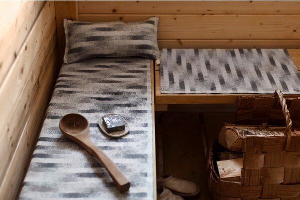 Lapuan Kankurit Podložka do sauny Hohto 46x60, bílo-šedý