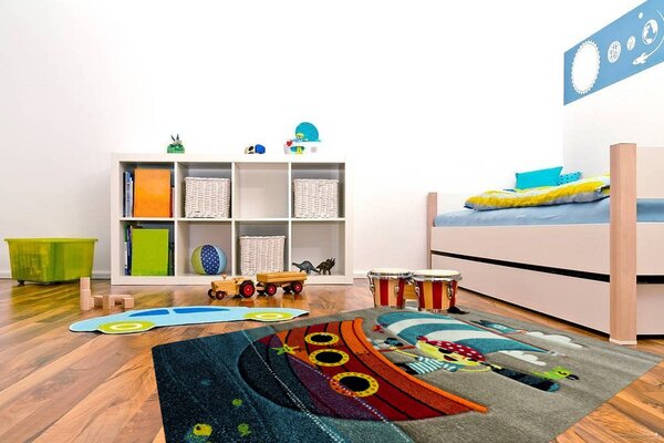 Berfin Dywany, Dětský koberec Smart Kids 22766 Blue, 120x180, vícebarevná, dětský pokoj