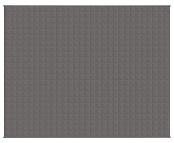 Zátěžová deka šedá 235 x 290 cm 11 kg textil