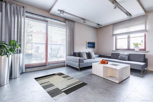 Berfin Dywany, Kusový koberec Maksim 8602 Grey, 120x180, šedá, chodba / předsíň