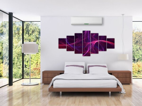 Abstraktní obraz křivek (210x100 cm)