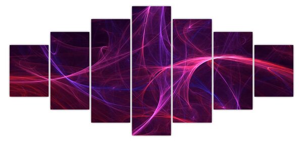 Abstraktní obraz křivek (210x100 cm)