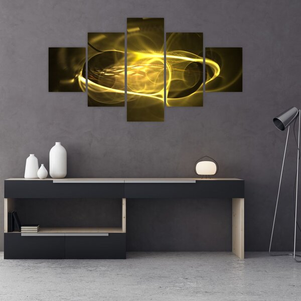 Moderní abstraktní obraz (125x70 cm)