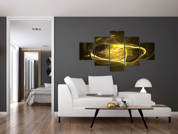 Moderní abstraktní obraz (125x70 cm)
