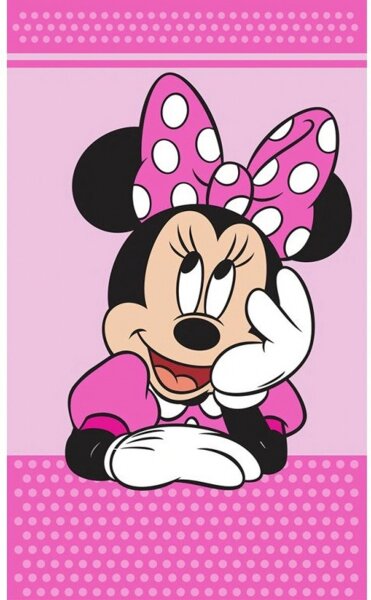 Carbotex Dětský ručník Minnie Hvězdná přání 30x50 cm