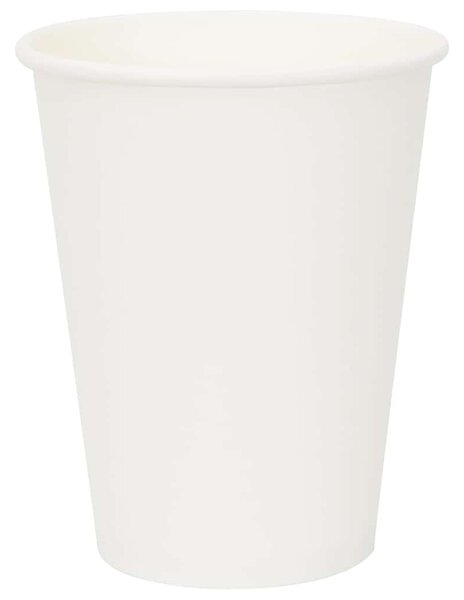 Papírové kelímky na kávu 1000 pcs 12oz 300ml bílé