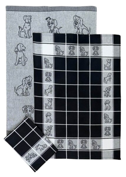 SVITAP sleep well Utěrky Extra savá 50x70 cm Pejsci, 3 ks