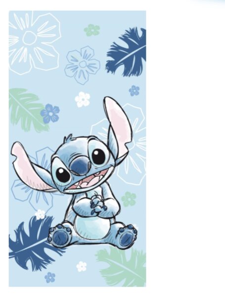 Jerry Fabrics Osuška Lilo a Stitch Ohana blue 70x140 cm