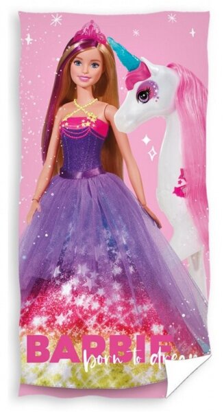 Carbotex Osuška Barbie a Jednorožec 70x140 cm