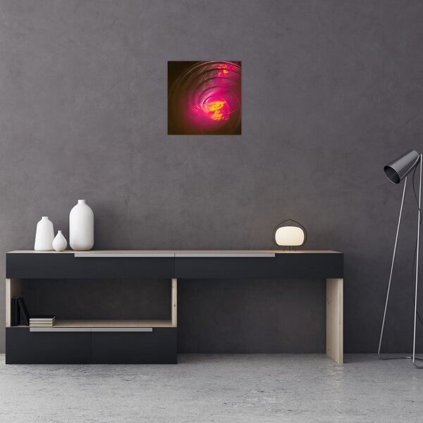 Obraz - abstrakce spirály (30x30 cm)