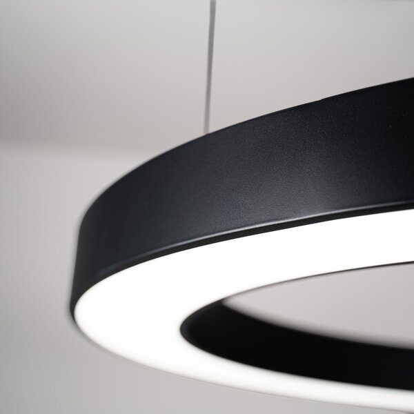 Immax NEO PASTEL SLIM Smart závěsné svítidlo 95 x 7cm 68W černé Zigbee 3.0