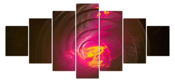 Obraz - abstrakce spirály (210x100 cm)