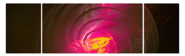 Obraz - abstrakce spirály (170x50 cm)