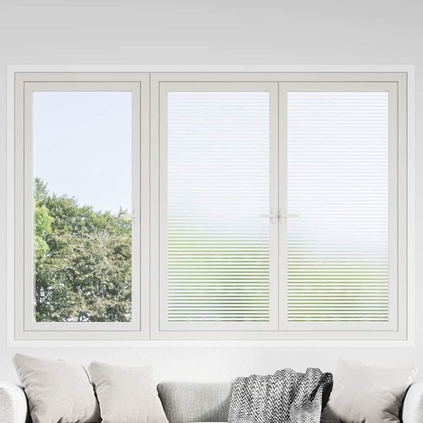 Okenní fólie matná pruhovaný design 0,9x50 m PVC