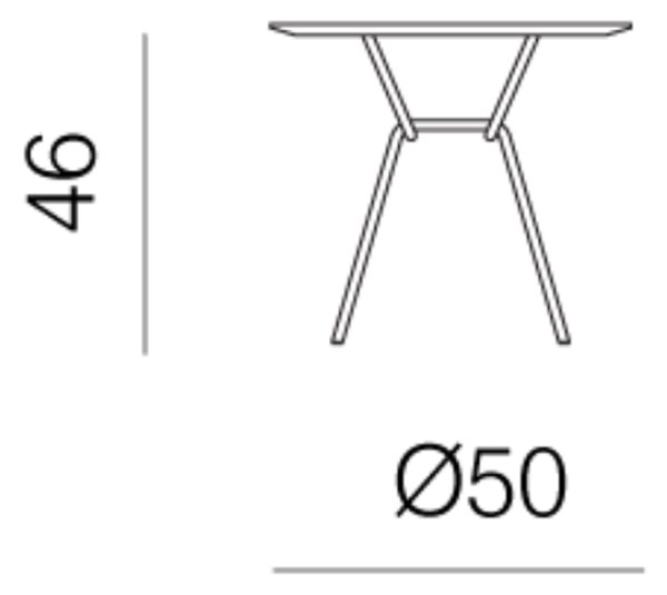 Designové konferenční zahradní stoly Strain Low Table S