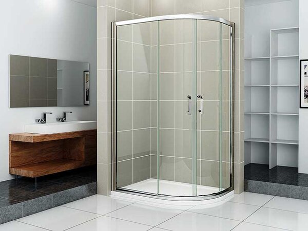 H K Čtvrtkruhový sprchový kout RELAX S4 120x80 cm s posuvnými dveřmi včetně sprchové vaničky z litého mramoru- levá varianta, výplň sklo - grape Výplň: Sklo - grape