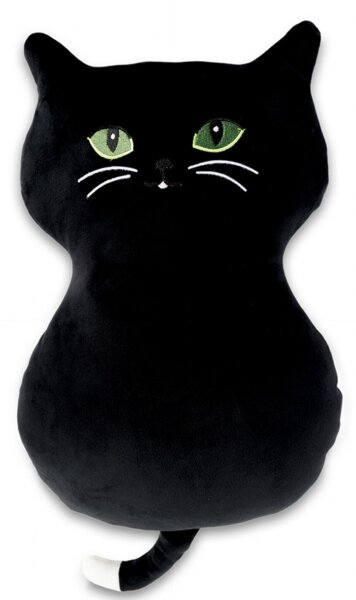 SVITAP sleep well Polštářek mikrospandex Kočka černá 32 cm