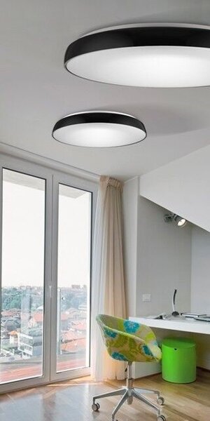 Cortona přisazené svítidlo LED 50W 2550lm 3000K 58cm kulaté IP20, bílé