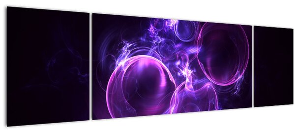 Abstraktní obraz bublin (170x50 cm)