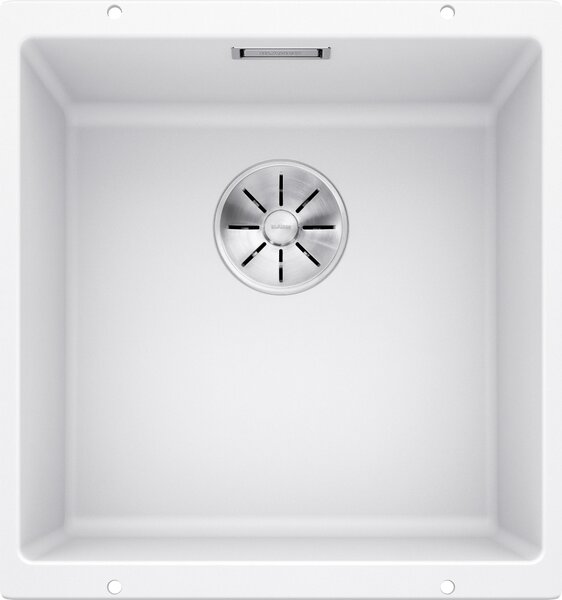 Blanco Subline 400-U, silgranitový dřez pod pracovní desku 400x400x190 mm, 1-komorový, bílá, BLA-523426
