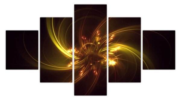 Obraz - abstrakce vrtulky (125x70 cm)