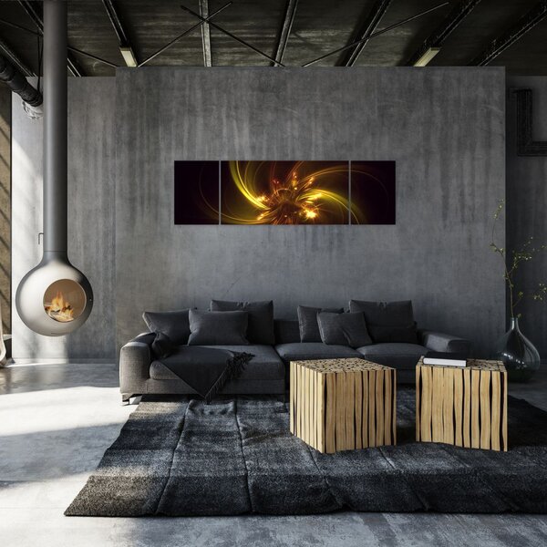Obraz - abstrakce vrtulky (170x50 cm)
