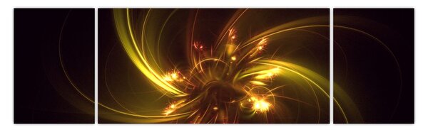 Obraz - abstrakce vrtulky (170x50 cm)