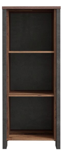 REGÁL, hnědá, tmavě šedá, ocel, 47/115,1/42 cm MID.YOU - Online Only regály & police, Online Only