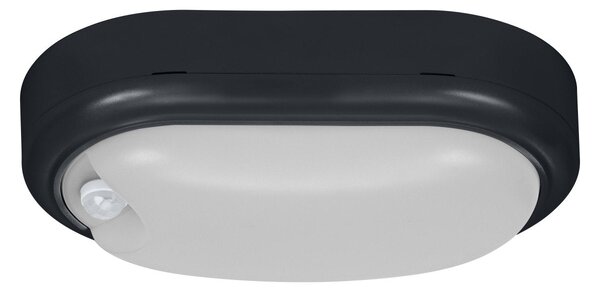 Stropní svítidlo Bulkhead Motus, černá, laditelná bílá, 15,00 W