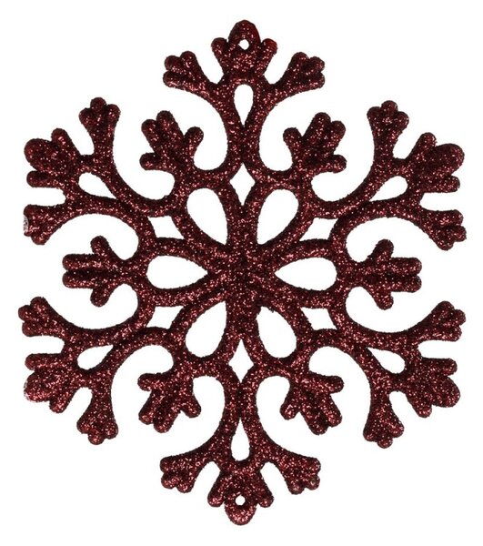 Vánoční baňky červené mix 7/6/5 cm, sada 40ks, CA1523