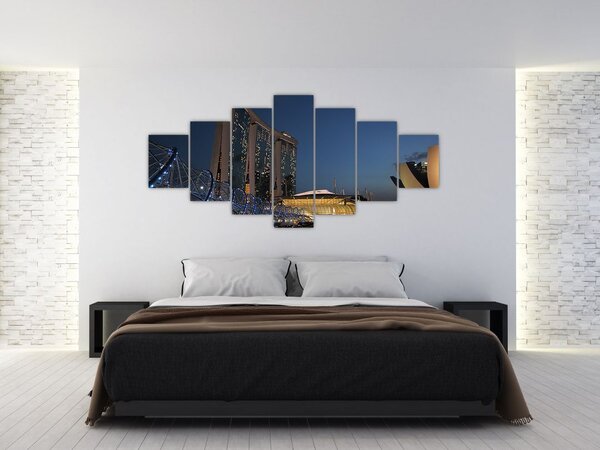 Obraz moderní metropole (210x100 cm)
