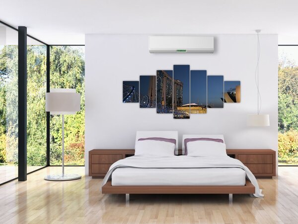 Obraz moderní metropole (210x100 cm)