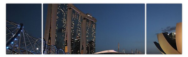 Obraz moderní metropole (170x50 cm)
