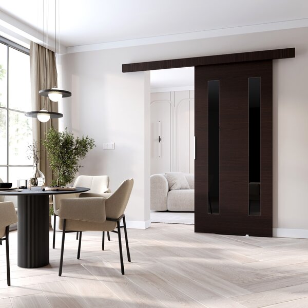 Posuvné dveře BARRET 8 - 96 cm, wenge