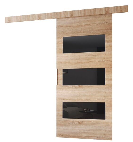 Posuvné dveře na stěnu BARRET 5 - 86 cm, dub sonoma