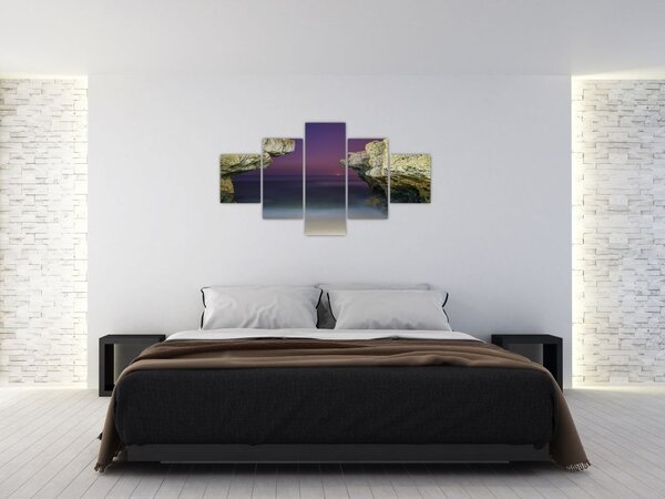 Obraz - mořský útes (125x70 cm)