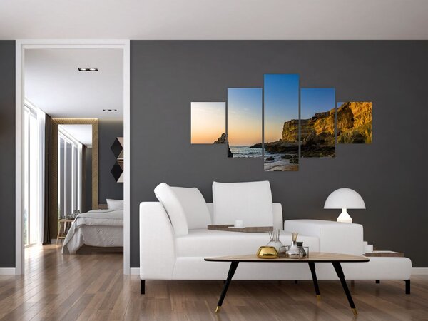 Obraz - mořský útes (125x70 cm)