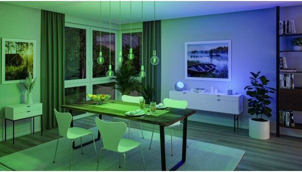 LED RGBW Stmívatelná žárovka FILAMENT E27/6,3W/230V 2200-6500K - Paulmann 29156