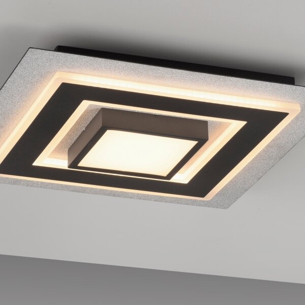 JUST LIGHT. 14439-21 - LED Stropní svítidlo CICHIO LED/18,5W/230V + LED/9W černá