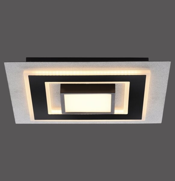 JUST LIGHT. 14439-21 - LED Stropní svítidlo CICHIO LED/18,5W/230V + LED/9W černá