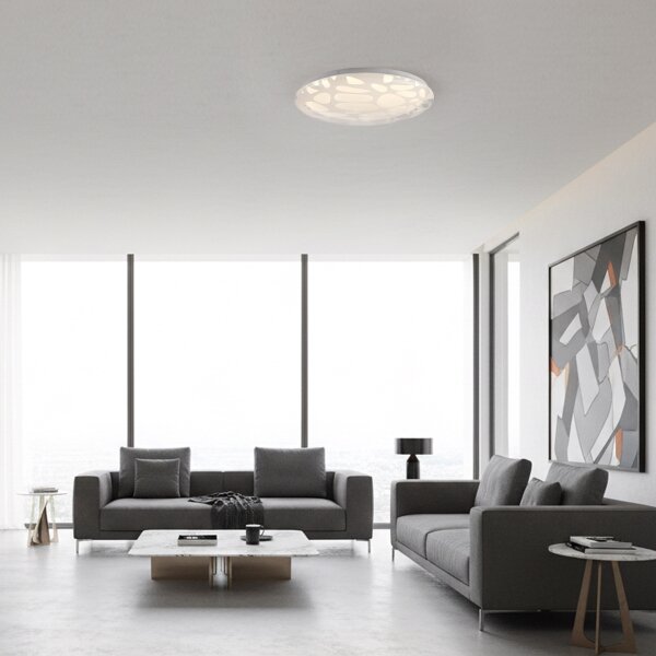 JUST LIGHT. 14009-16 - LED Stm stropní svítidlo ART PLAFO LED/20W/230V bílá + DO