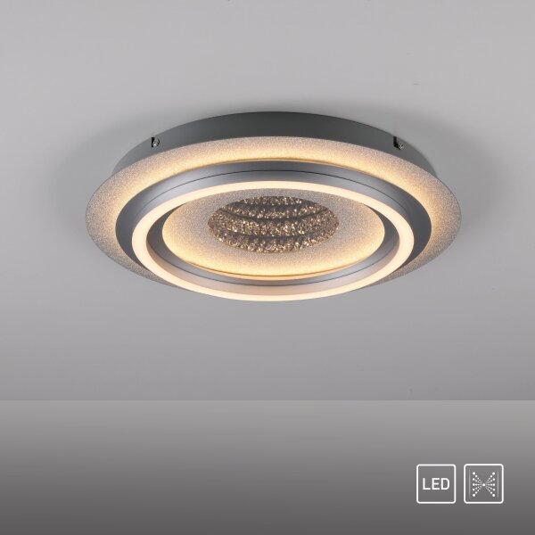 JUST LIGHT. 15089-21 - LED Stropní svítidlo CICHIO LED/36W/230V matný chrom