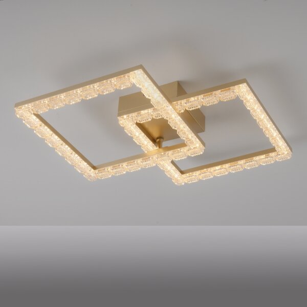 JUST LIGHT. 14732-60 - LED Stropní svítidlo GLITRA LED/17,5W/230V zlatá