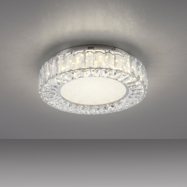 JUST LIGHT. 15221-17 - LED Stropní svítidlo KULUNKA LED/32W/230V chrom